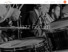 Tablet Screenshot of jazzforum.be
