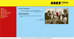 Desktop Screenshot of jazzforum.eu