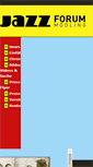 Mobile Screenshot of jazzforum.eu