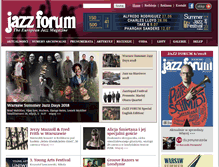 Tablet Screenshot of jazzforum.com.pl
